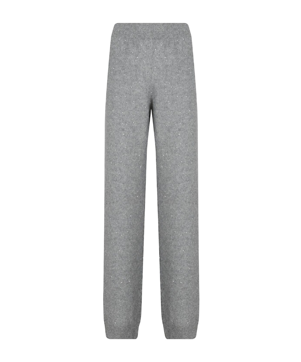 Fabiana Filippi Sequins Embellished Trousers In Gray