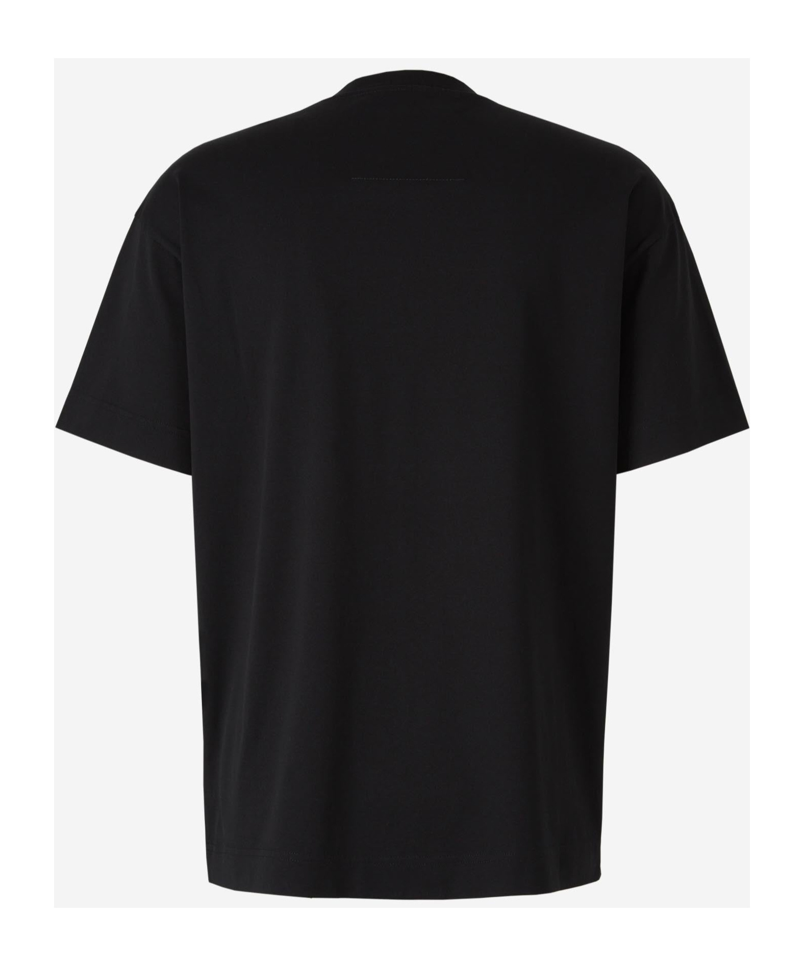 Givenchy Signature Logo Crewneck T-shirt In Black
