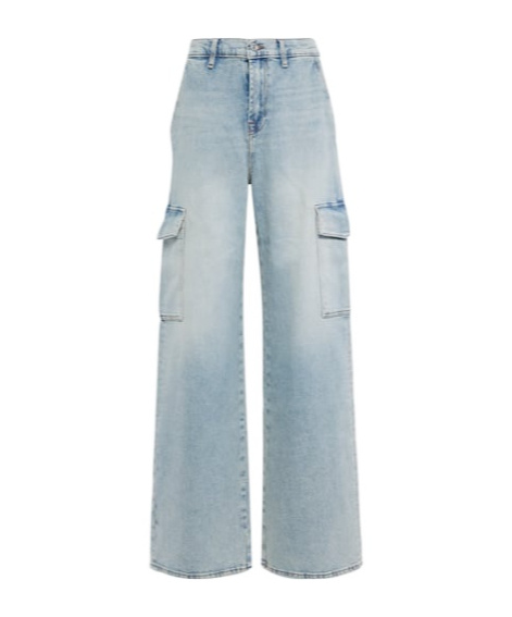 7 For All Mankind Scout Cargo Jeans In Blue