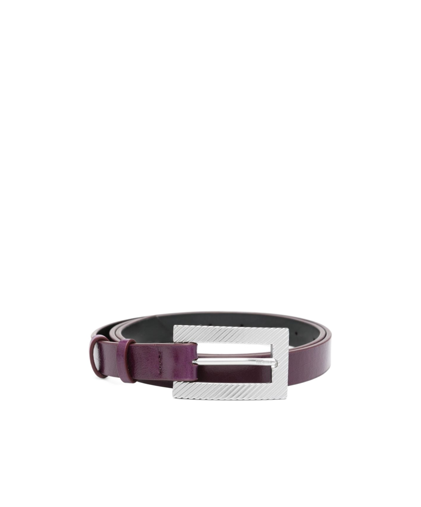 Attico Adjustable Waist Belt In Purple