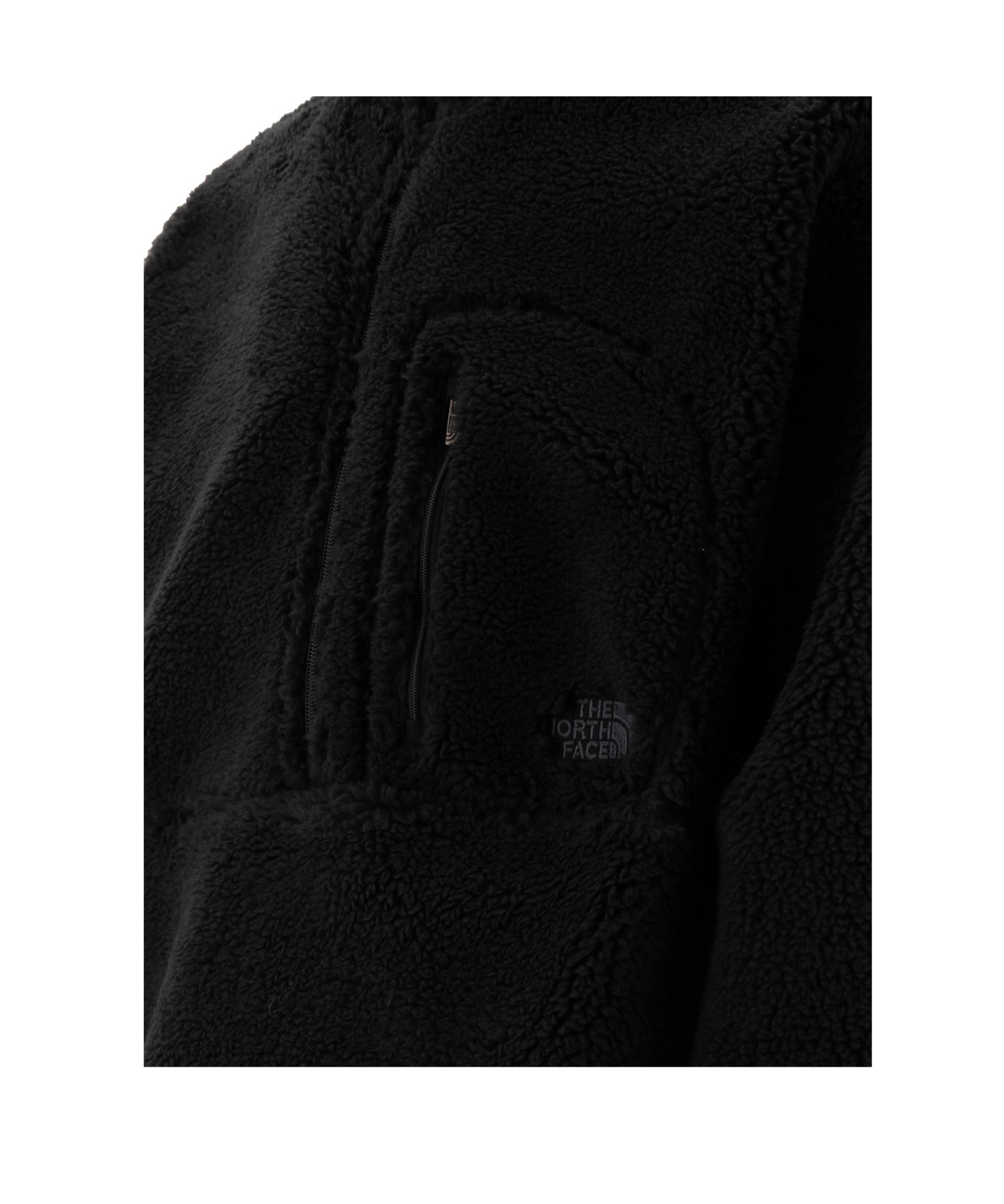 Shop The North Face Extreme Pile High Neck Jacket In Black