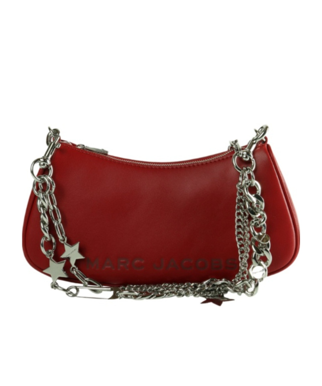 Marc Jacobs The Star Charm Shoulder Bag In Red