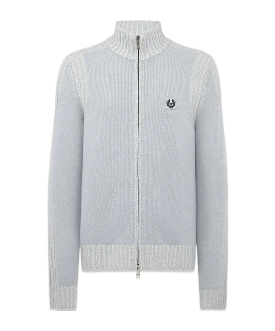 Belstaff The Seasonal Watch Full-zip Sweater In Blue