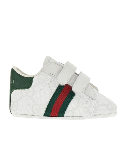 Gucci Sneakers With Allover Logo In White