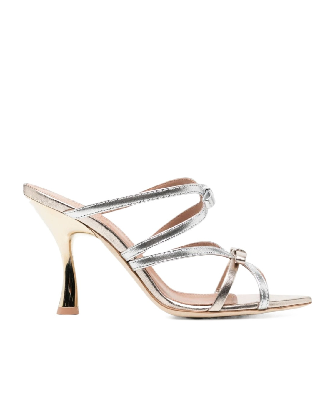 Shop Malone Souliers Pointed High-heeled Sandals In White