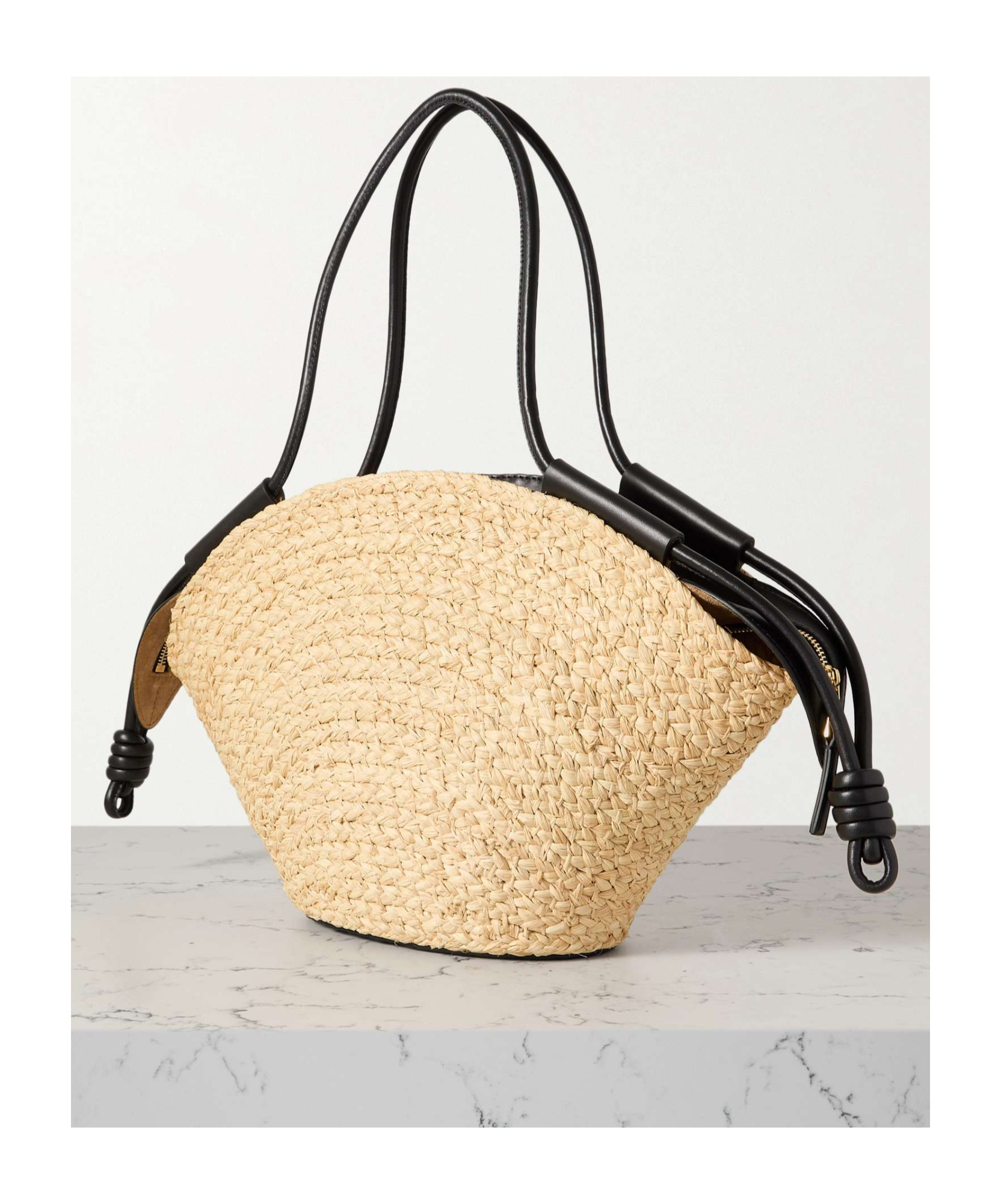 Loewe Mini Pebble Tote Bag In Nude