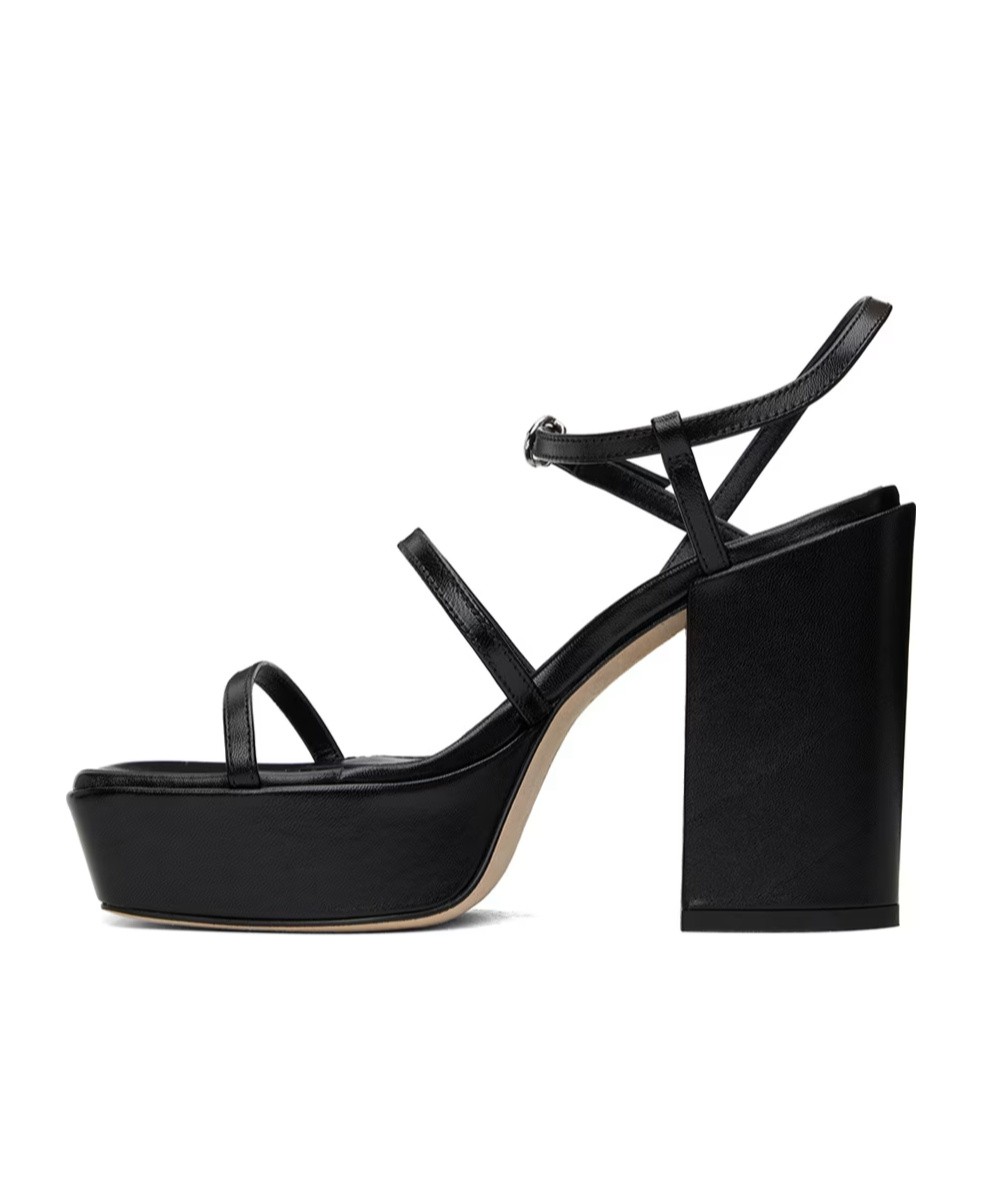 Aeyde Katalin High-heeled Sandals In Black