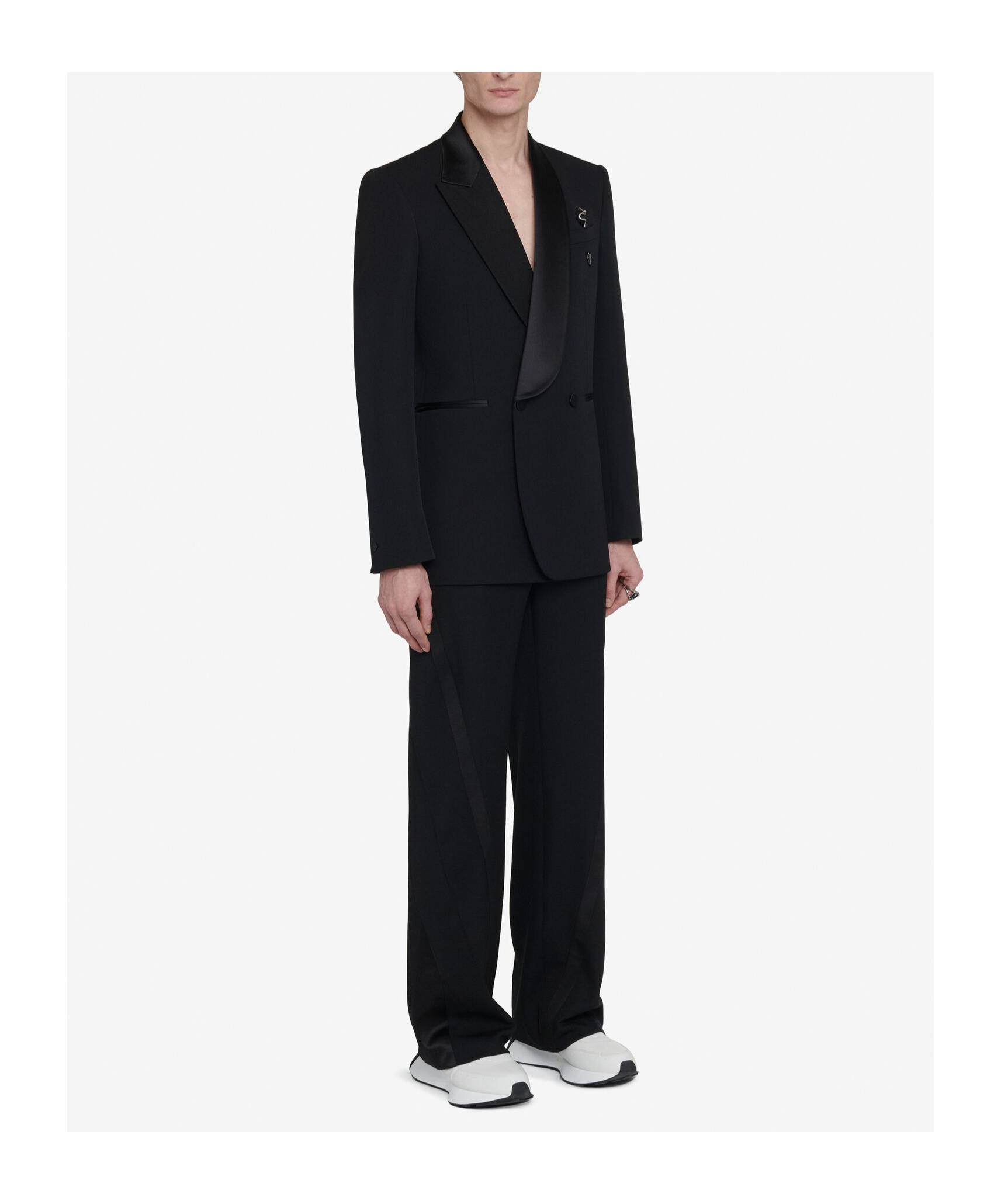 ALEXANDER MCQUEEN DOUBLE-BREASTED TUXEDO JACKET