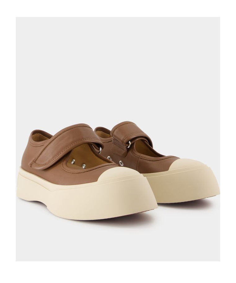 Marni Mary Jane Ballerinas In Nude