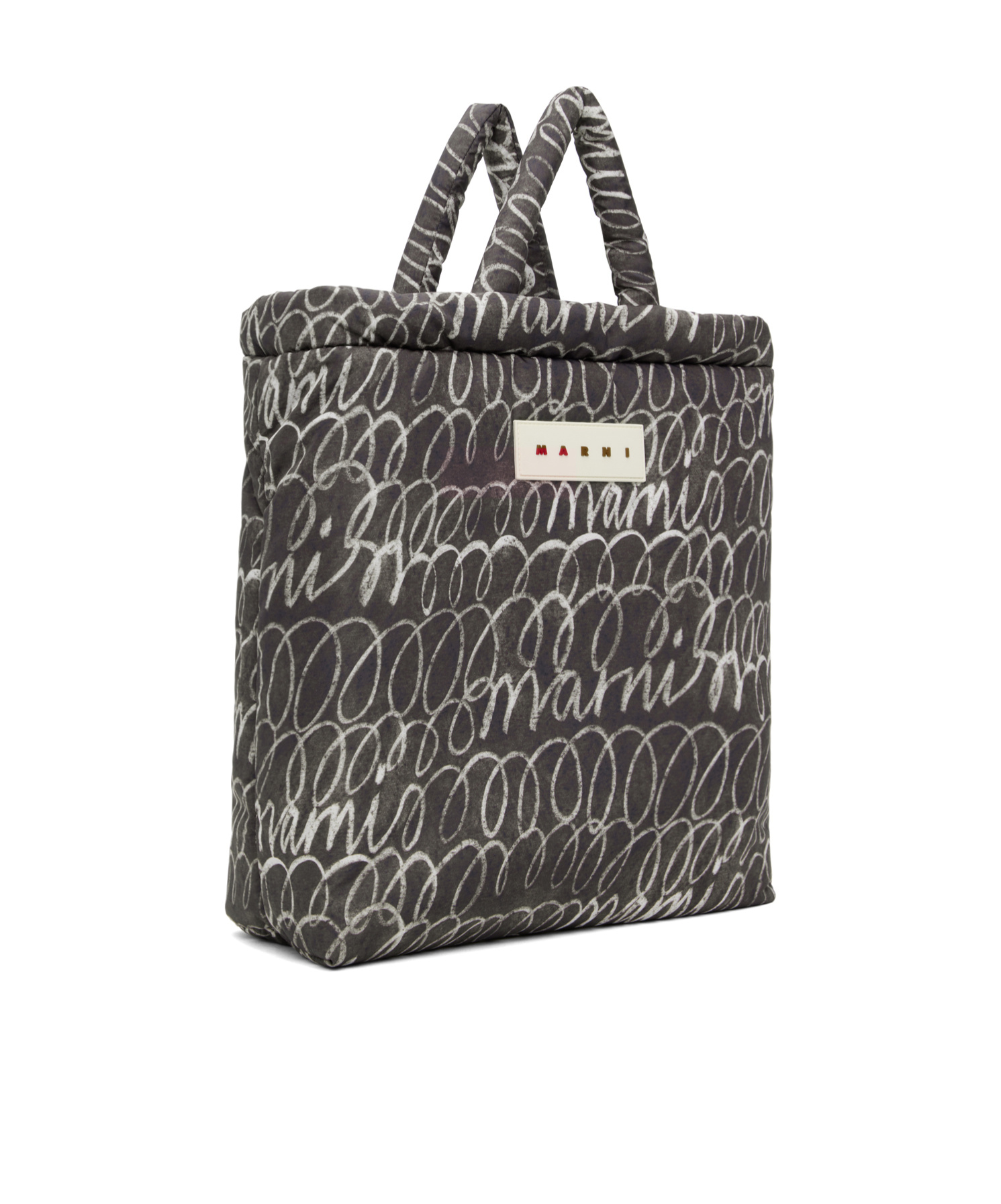 Marni Puff Tote Bag In Black