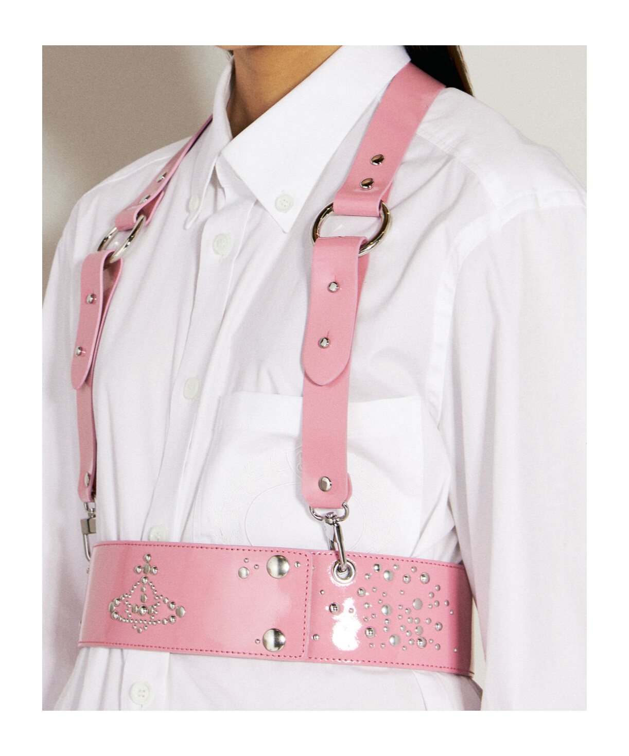 Vivienne Westwood Rivet Strap In White