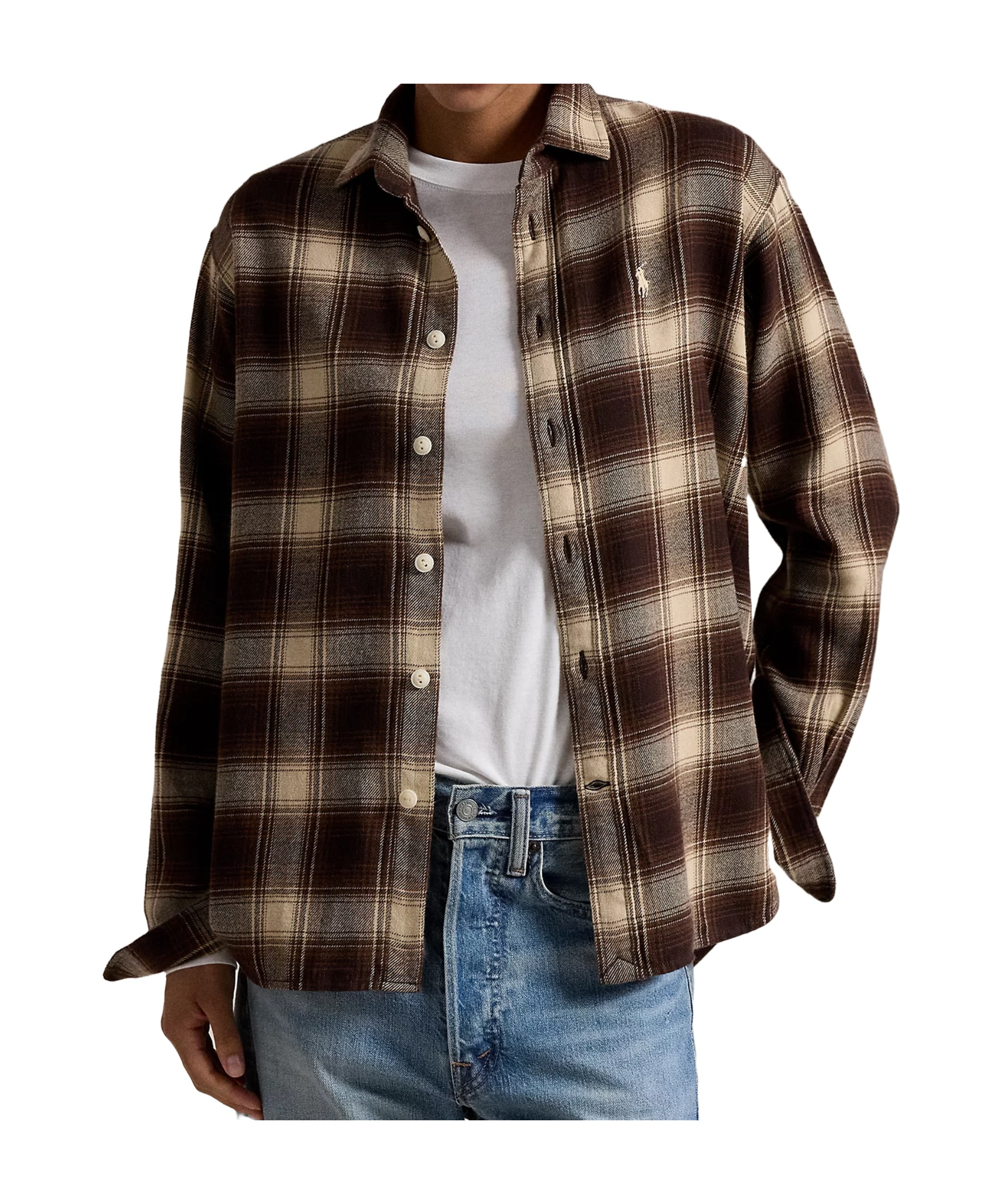 Polo Ralph Lauren Relaxed Fit Plaid Cotton Shirt In Multicolor