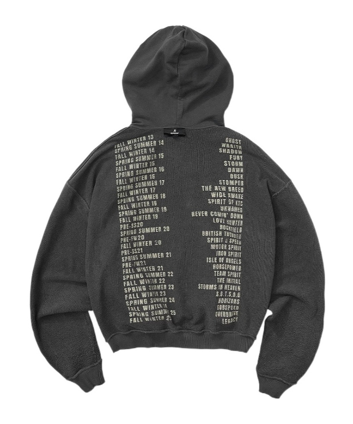 Represent Reversible Living Legacy Tour Hoodie In Black