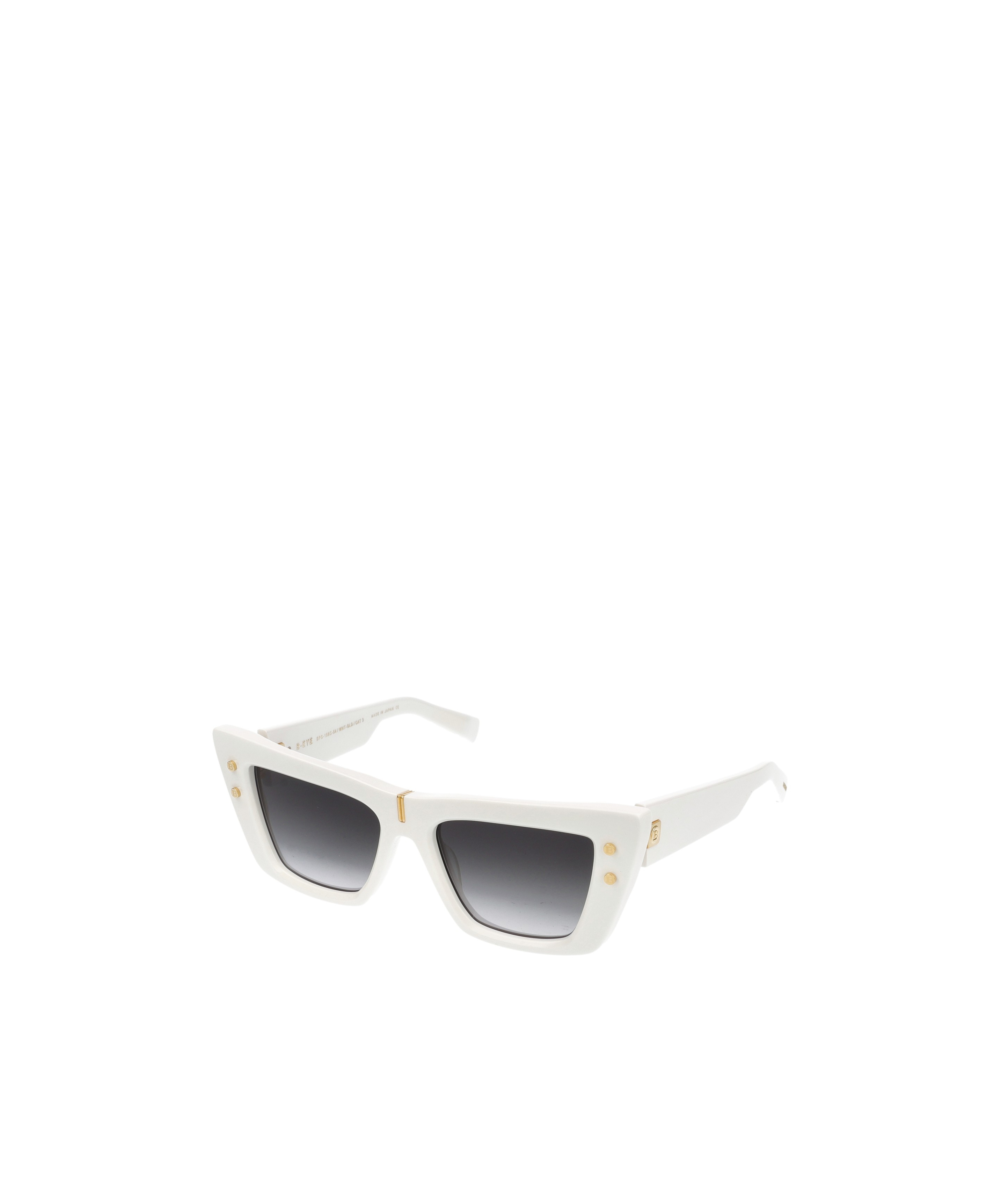 Balmain Cat's Eye Sunglasses In White