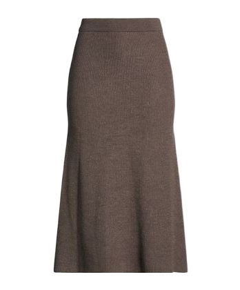Max Mara Midi Skirts In Brown