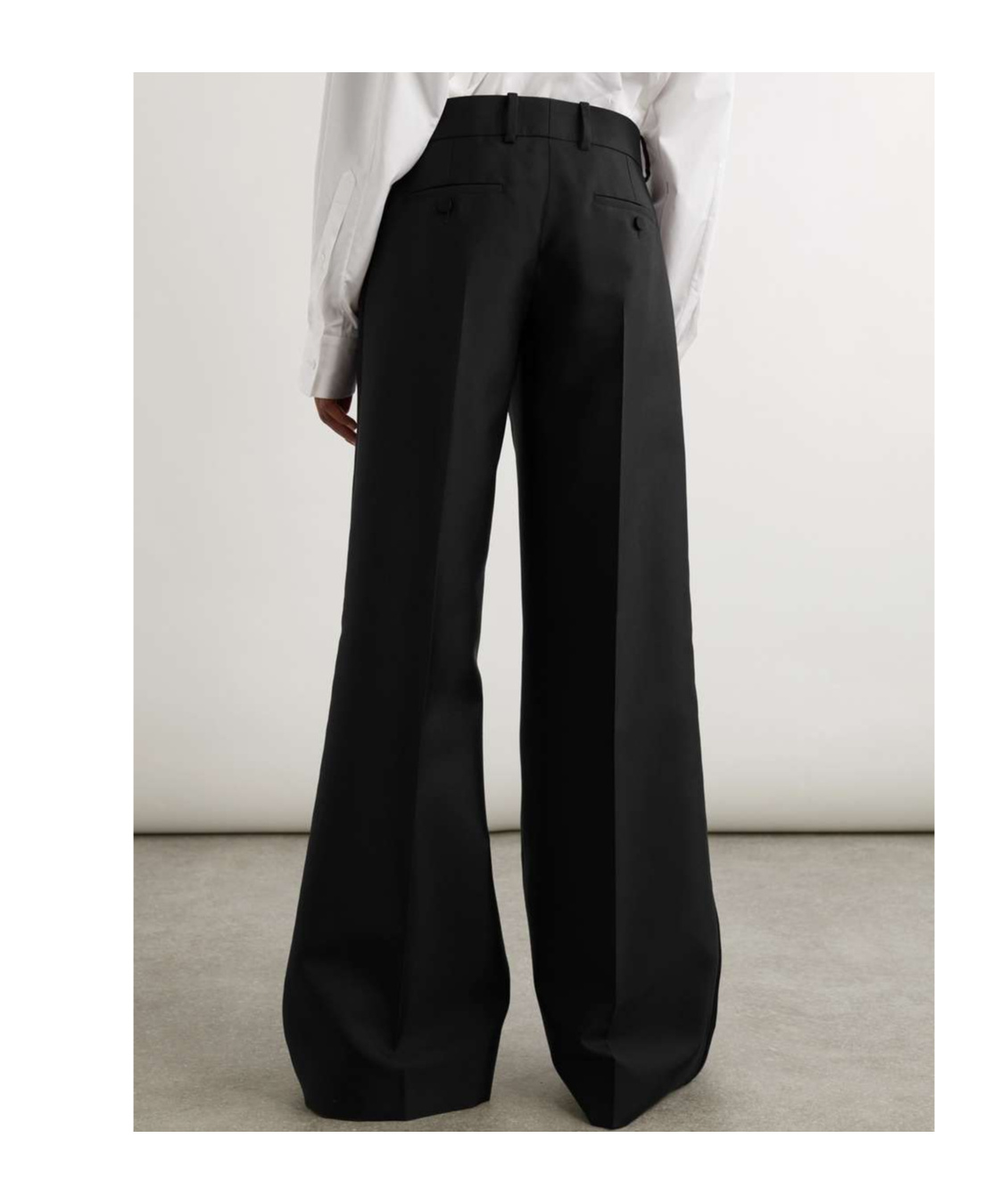 ALEXANDER MCQUEEN ALEXANDER MCQUEEN WIDE-LEG SIDE STRIPE TROUSERS