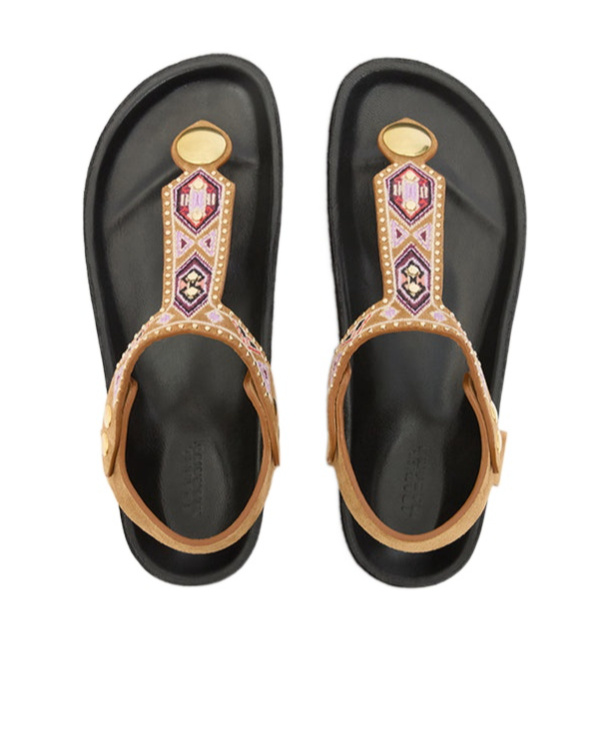 Isabel Marant Enore Sandals In Black