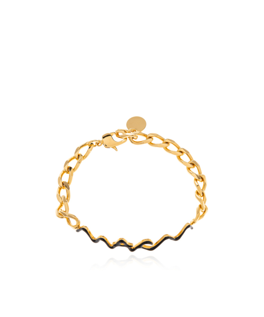 Marni -symbol Chain-link Bracelet In Gold