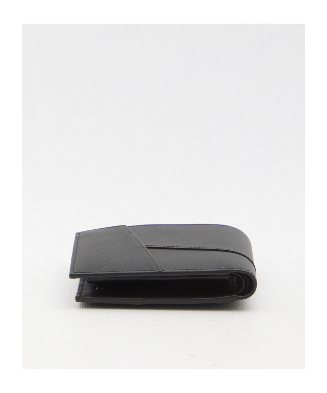 Loewe Puzzle Edge Bifold Coin Wallet In Black
