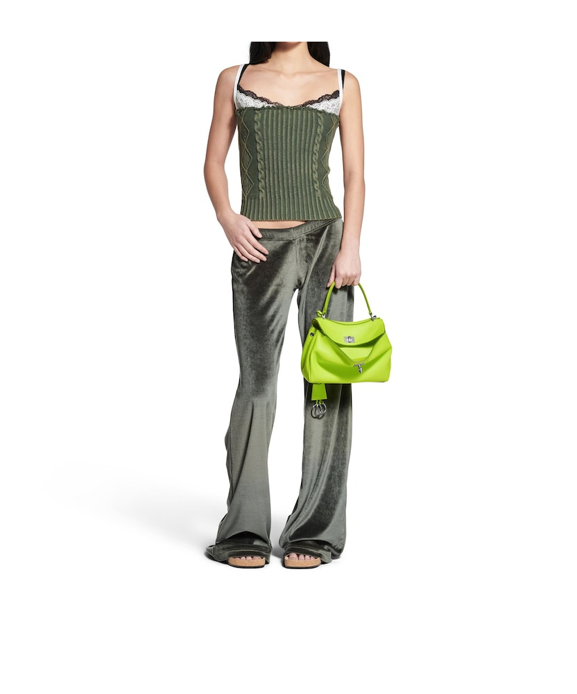 Balenciaga Women's Rodeo Handbag Mini In Granny Green