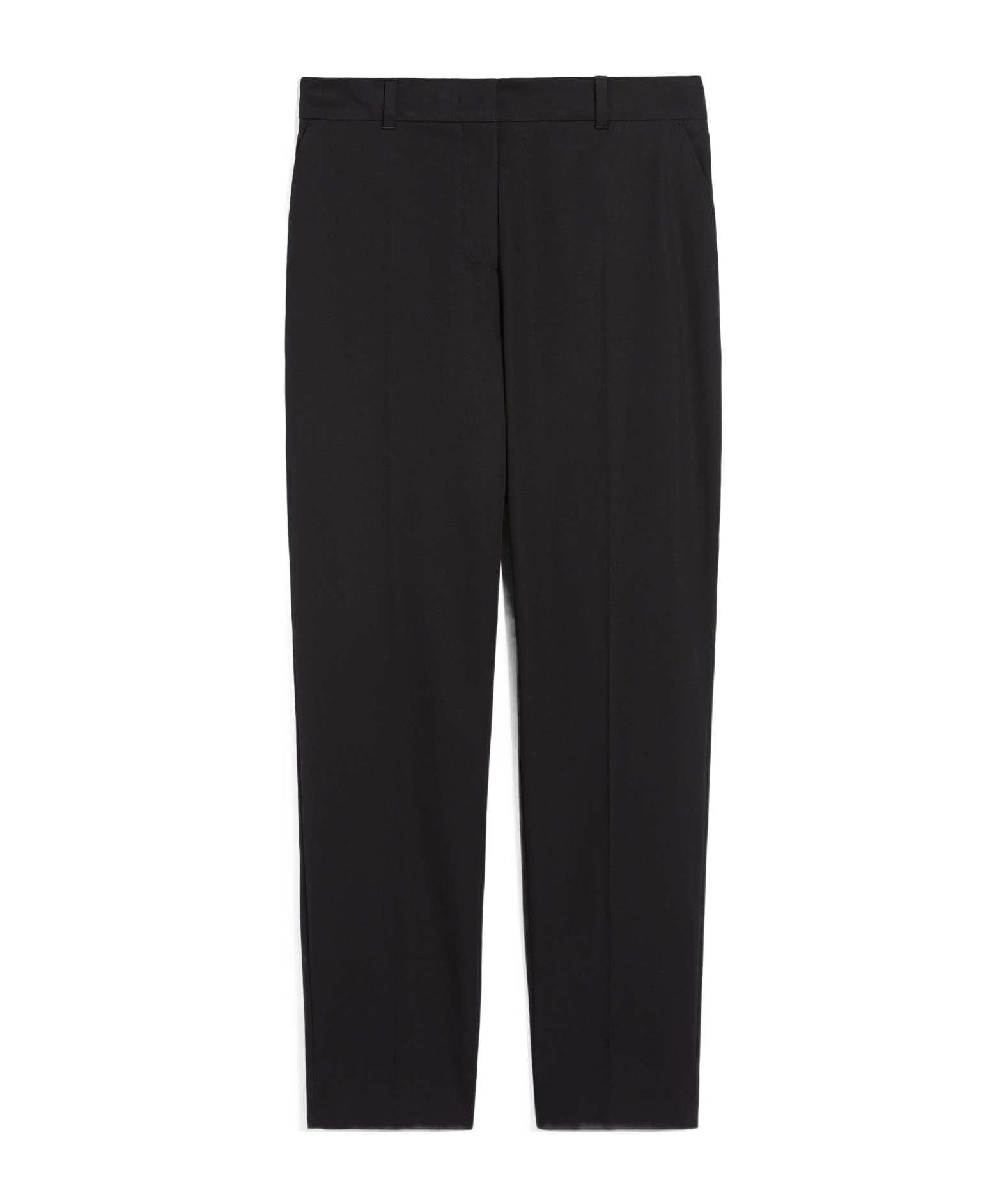 Max Mara Belt-loop Casual Pants In Black