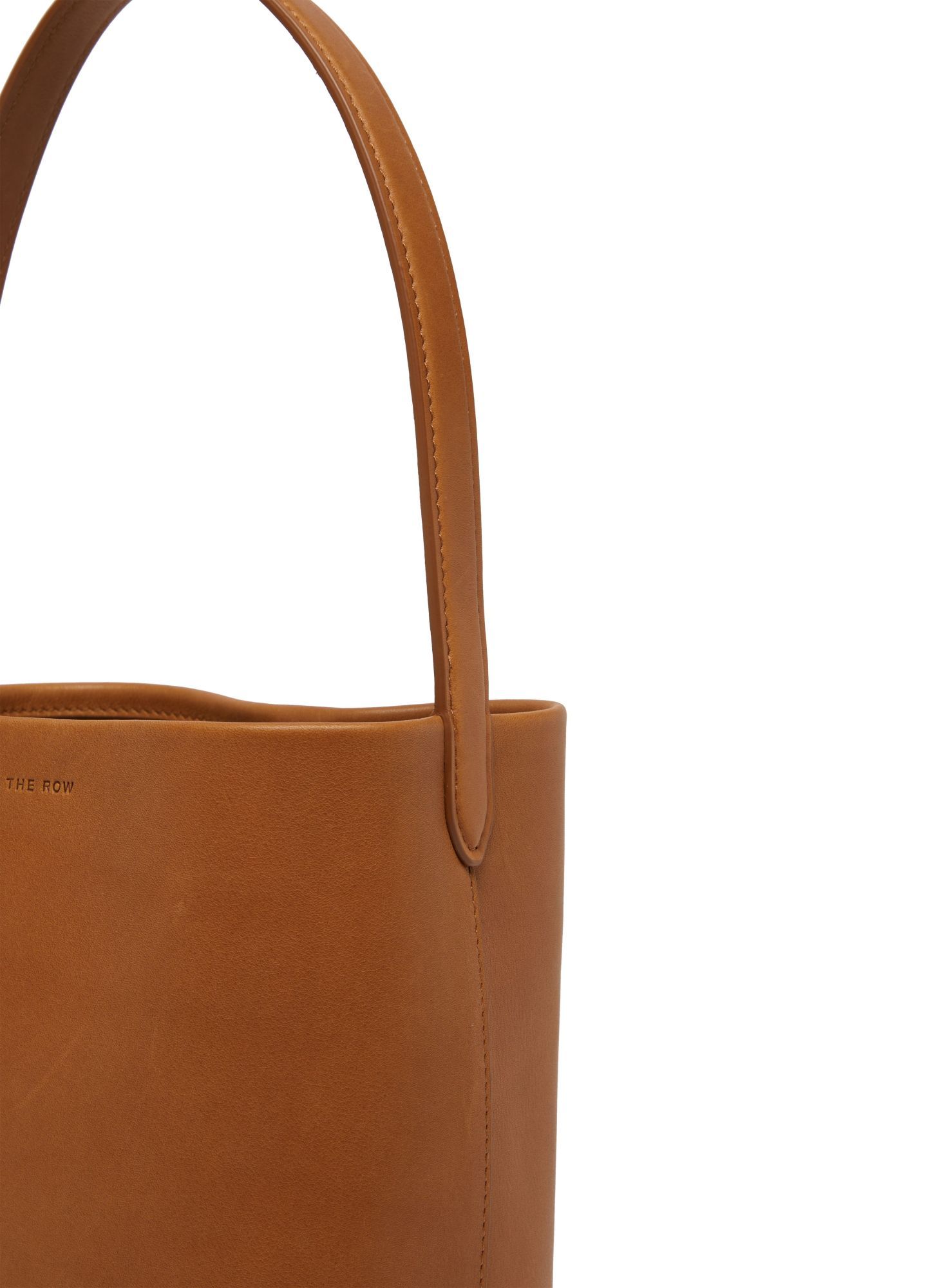 The Row Single Handle Shoulder Bag In Brown