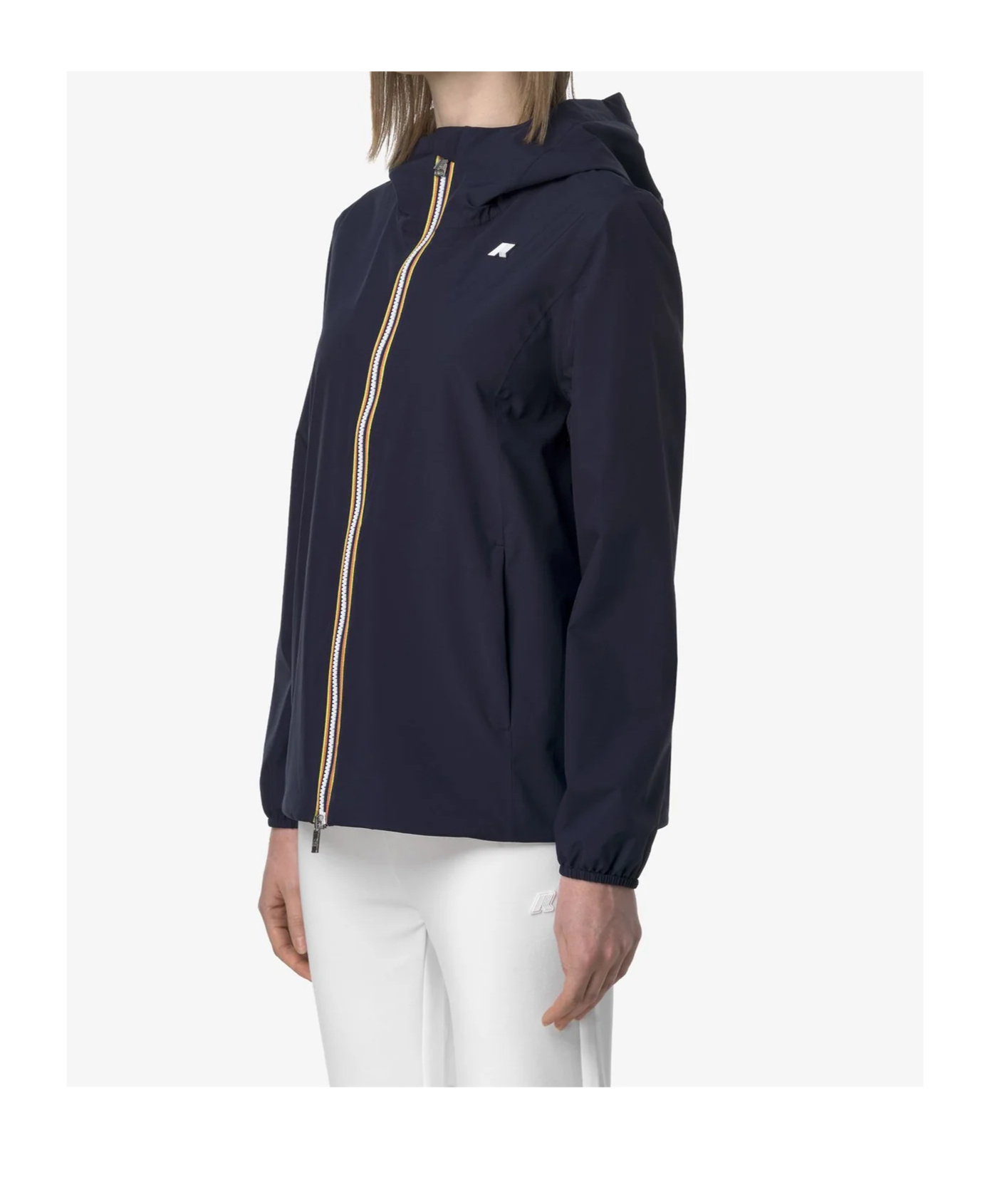 K-way Waterproof Coated Jacket In Blue