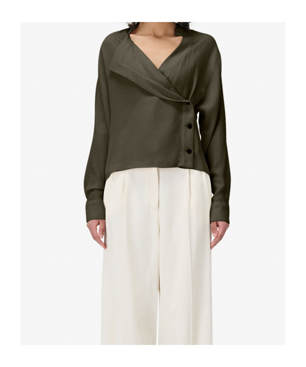 Iro Wrap Top In Black
