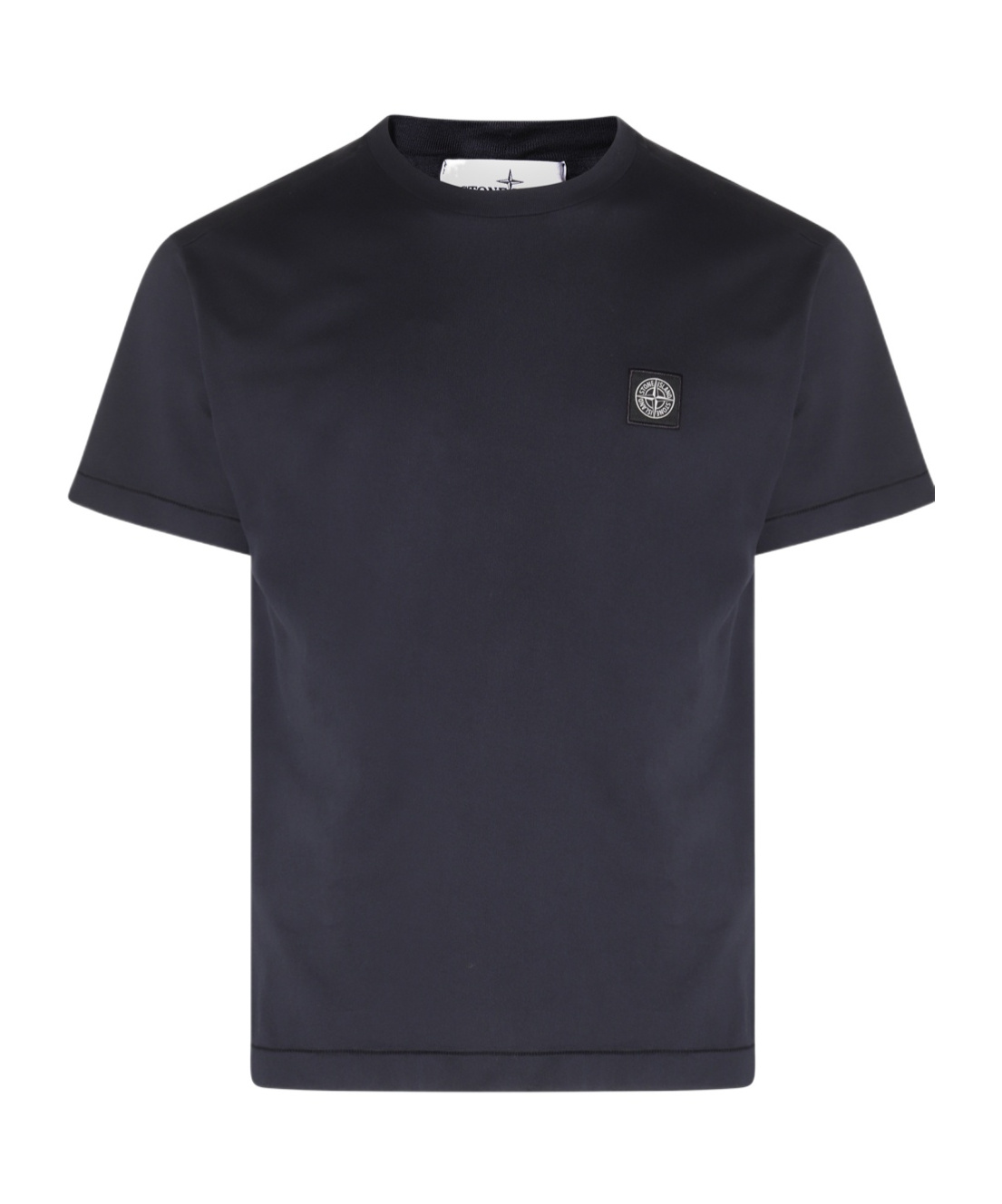 Stone Island Crew Neck Short Sleeves In Blue