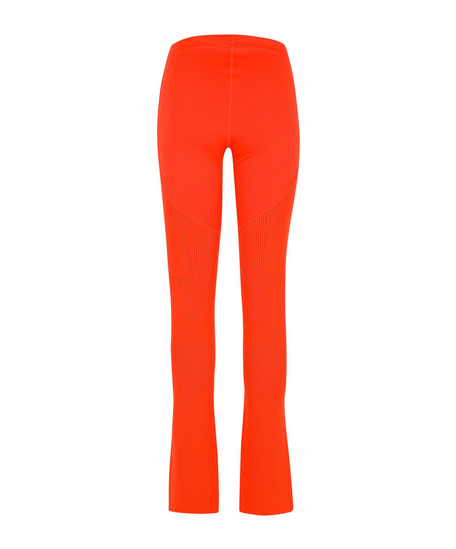 Shop Adidas By Stella Mccartney Logo Printed Flared Leggings In Red