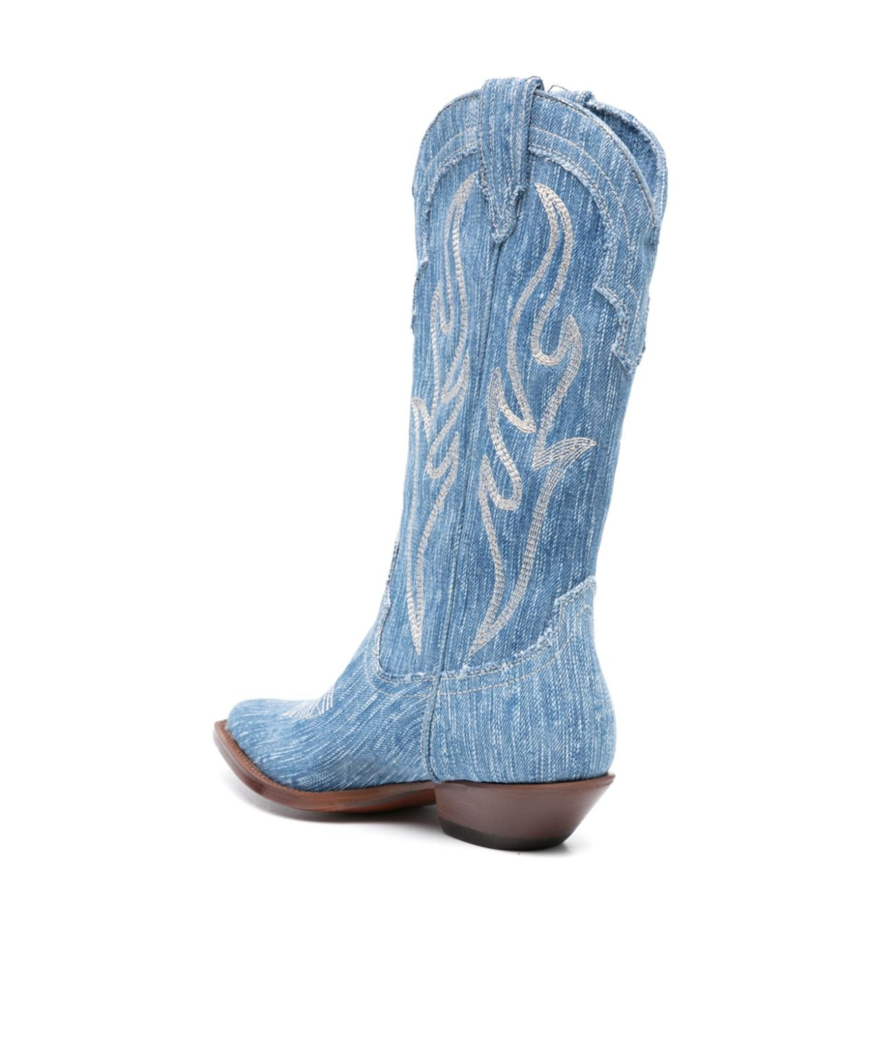 Sonora Denim Santa Fe Boots In Blue
