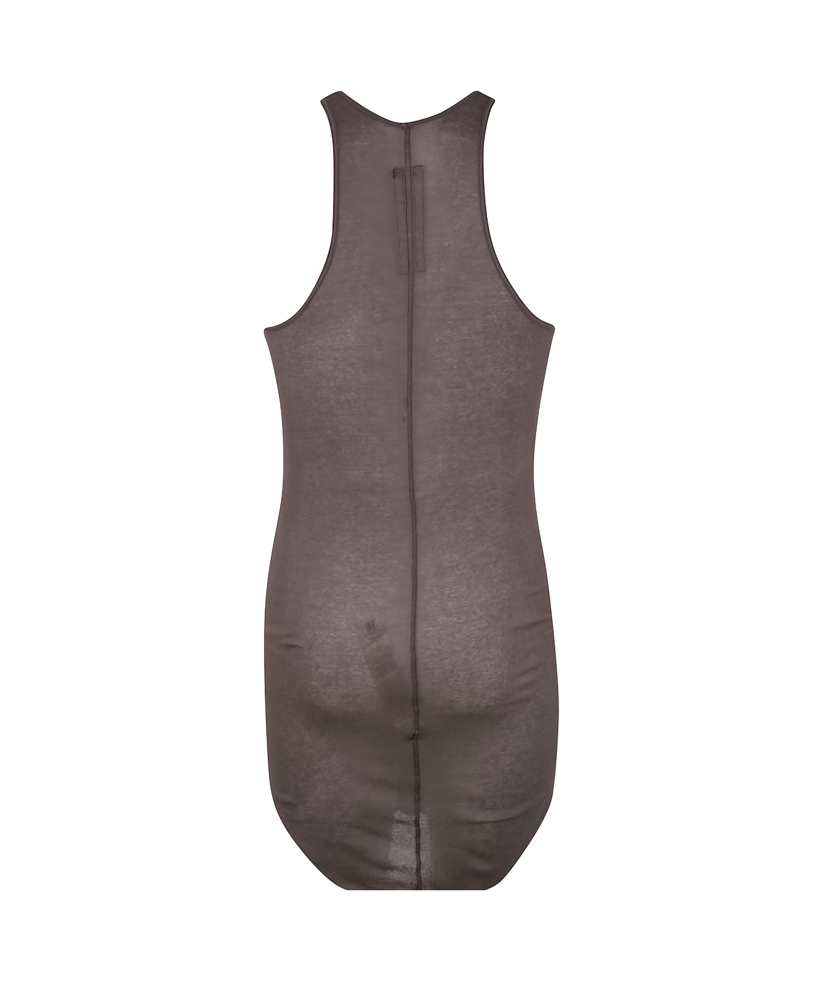 Rick Owens Round-neck Vest In Gray
