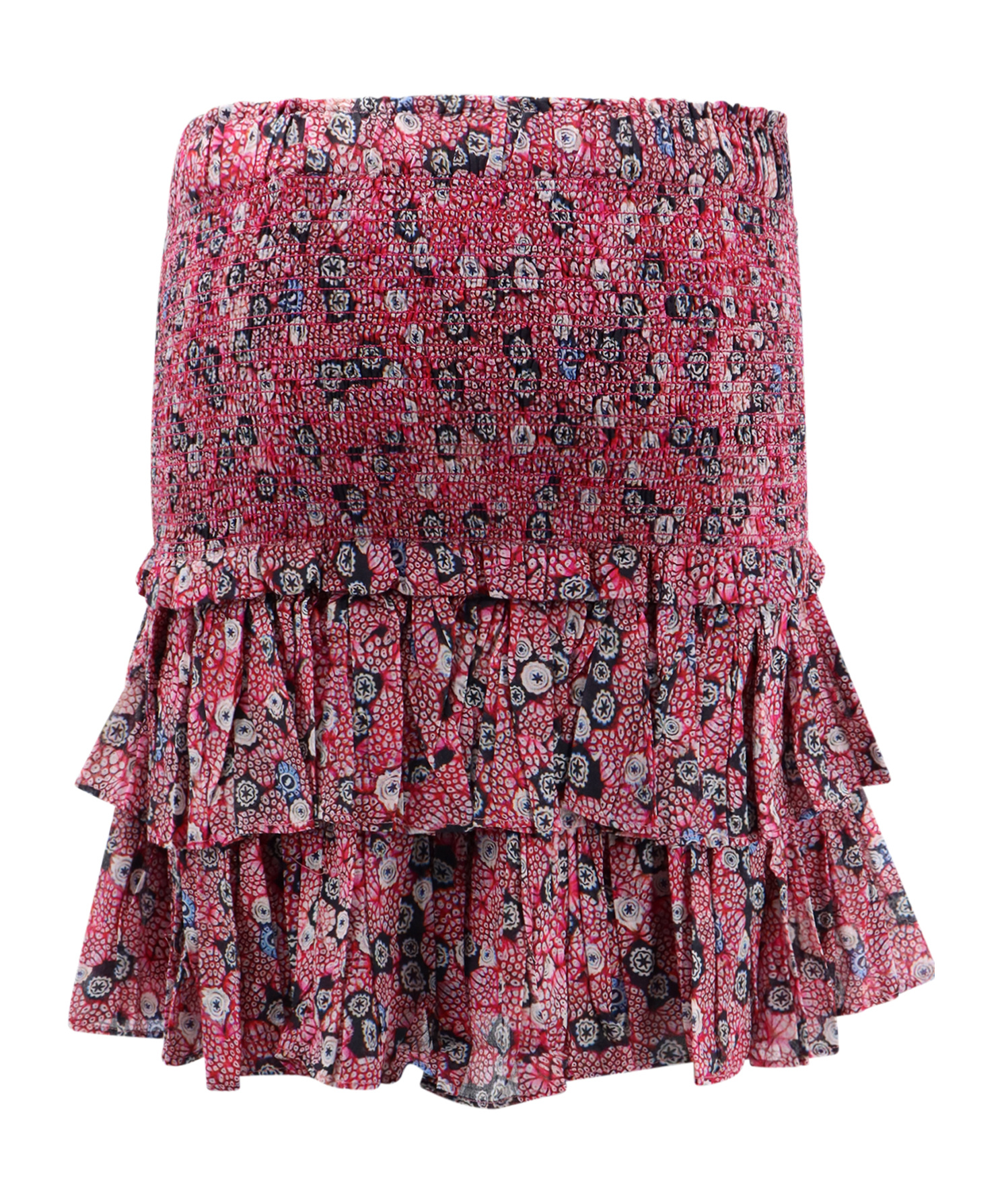 Isabel Marant Étoile Naomi Abstract-print Mini Skirt In Multicolor