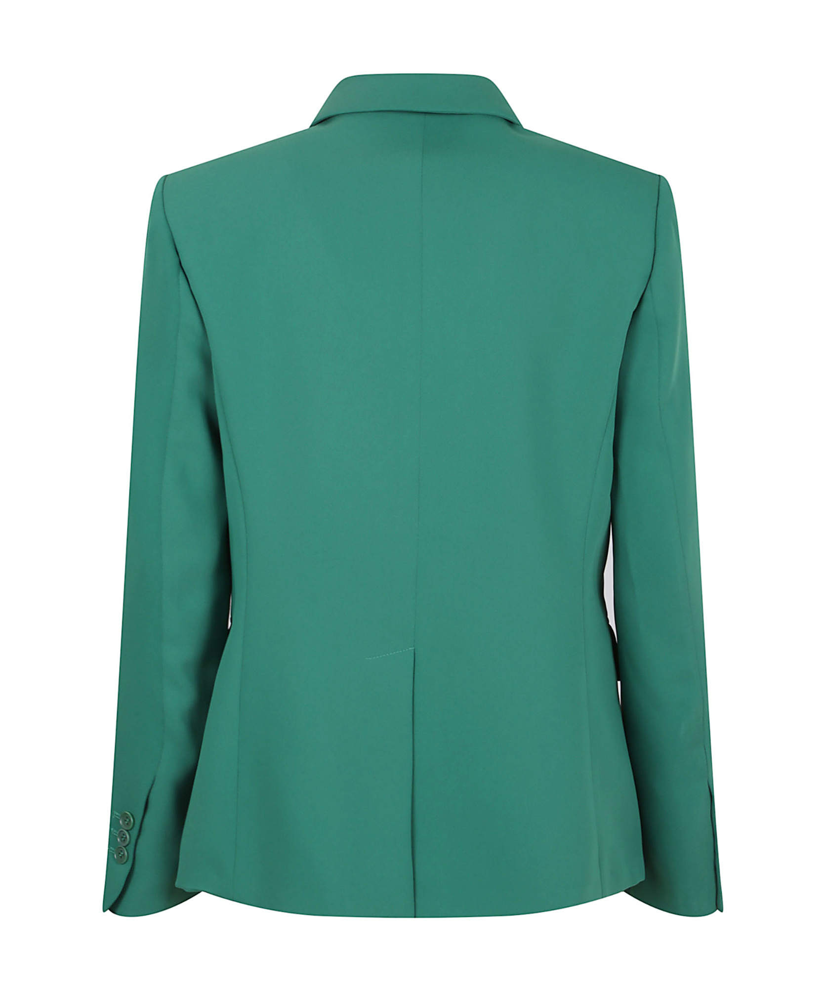 P.a.r.o.s.h Tailored Single Button Jacket With Notched Lapel In Green