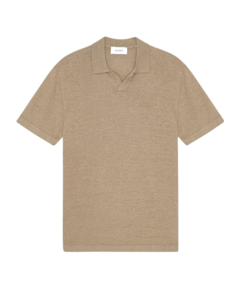 Les Deux Emmanuel Polo Shirt In Sand