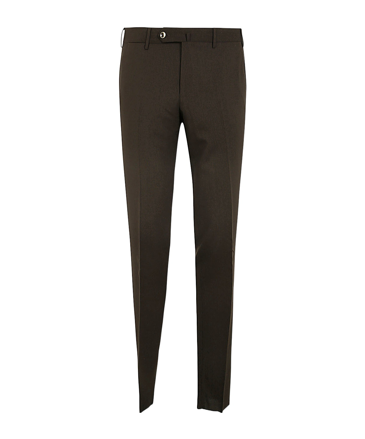 Pt01 Superlight Deluxe Wool Slim Flat Front Pants Clothing In Black