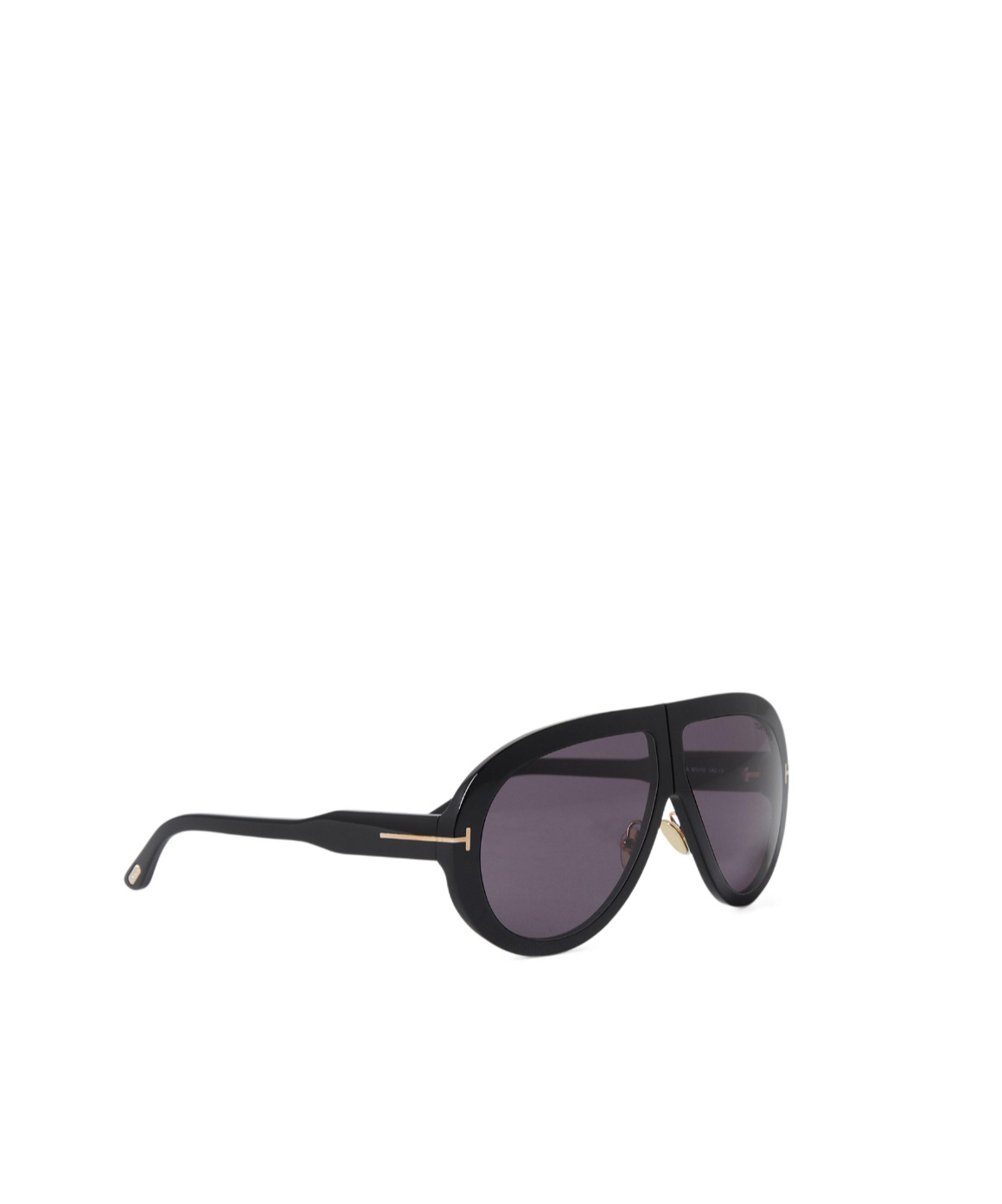 Tom Ford Pilot-style One-piece Sunglasses In Black