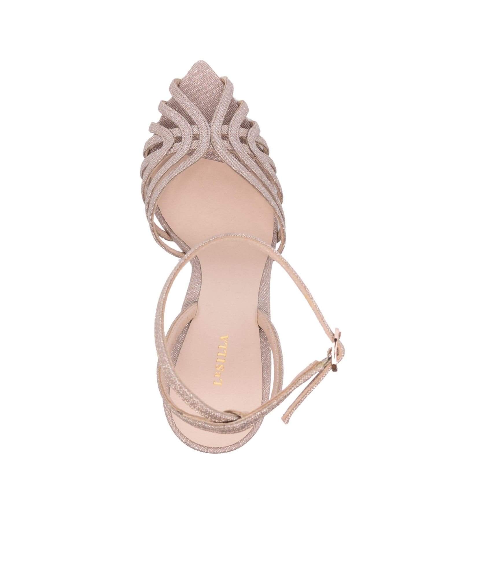 Le Silla Pointed High-heeled Sandals In Nude