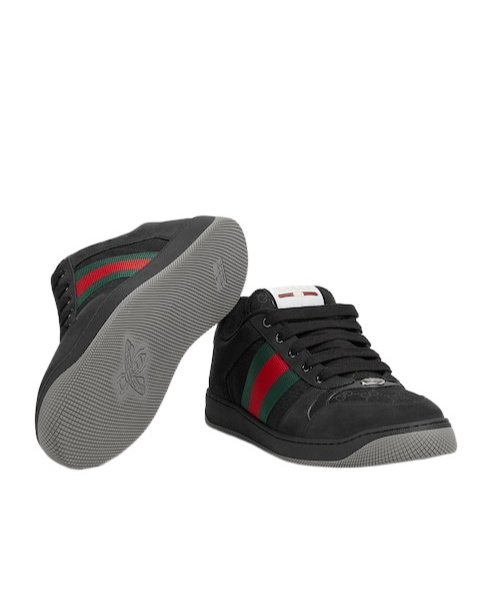 Gucci Men's Gg Screener Sneaker In Black