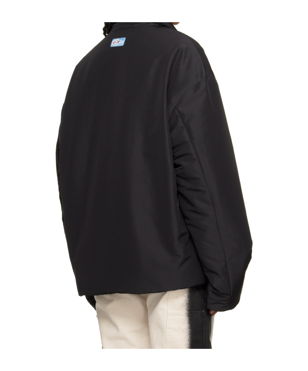 Heron Preston Collared Zip-up Jacket In Black