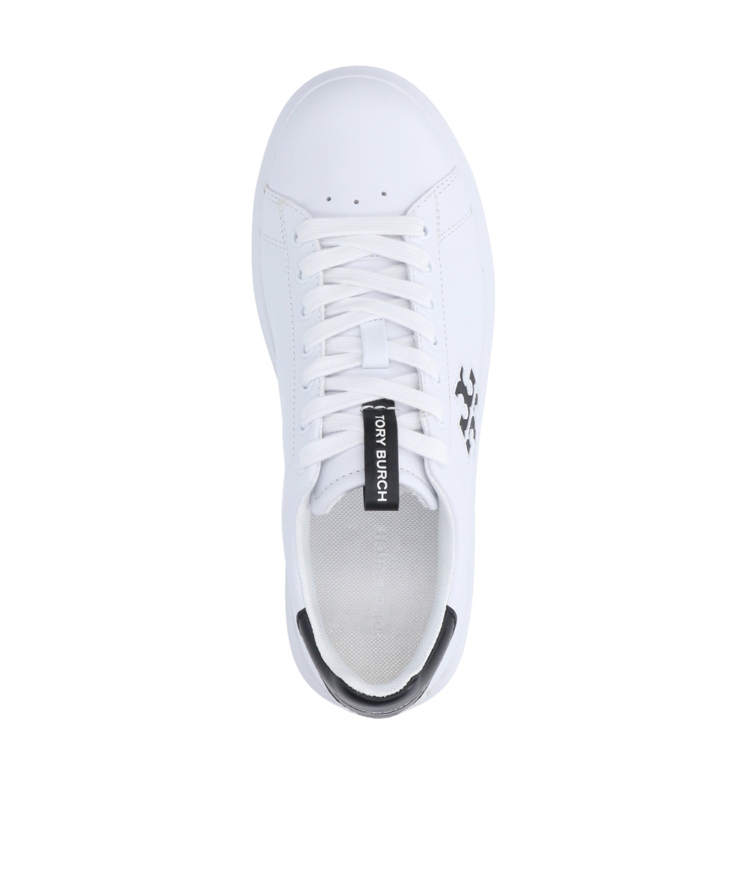 Tory Burch Nappa Leather Howell Court Sneakers In White