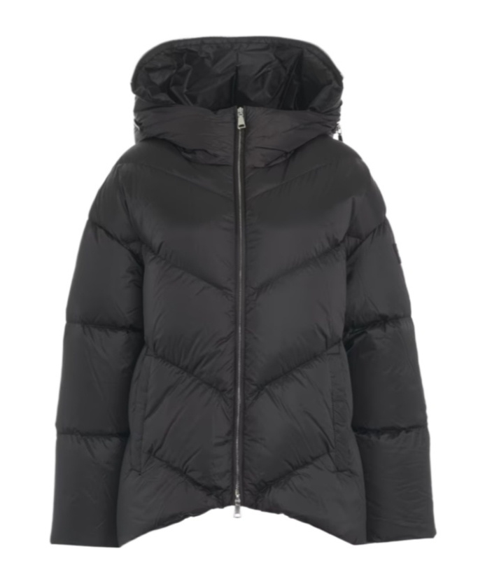ADD LOGO-PATCH PUFFER JACKET