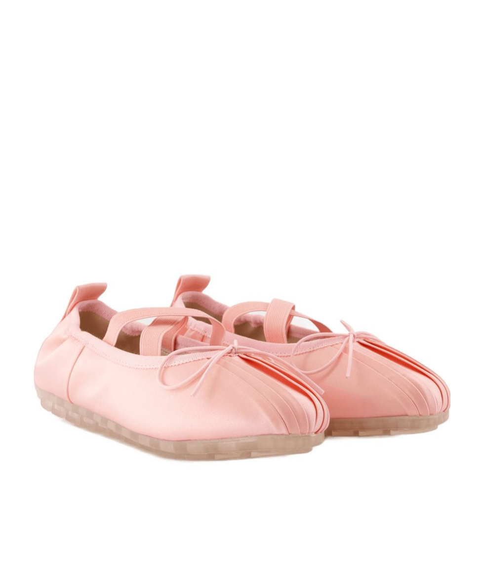 Simone Rocha Ballerina Grip Ballet Flats In Pink