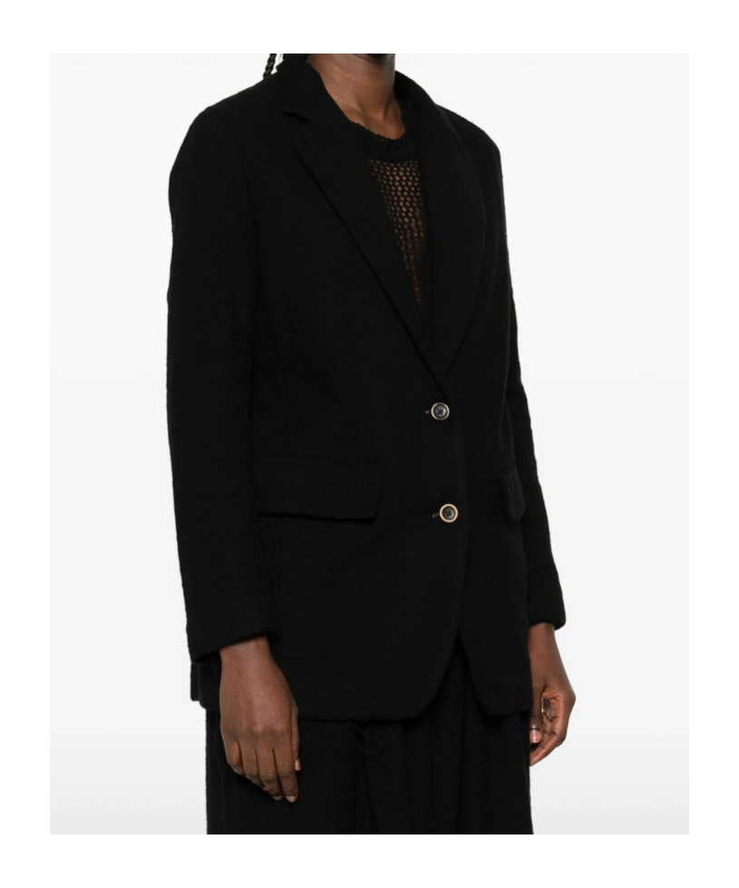 Uma Wang Long Sleeve Jacket In Black