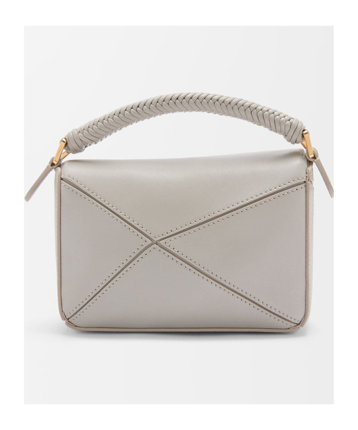 Loewe Mini Puzzle Shoulder Bag In Gray
