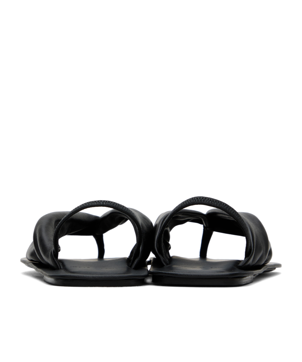 LOULOU STUDIO LOGO FLAT SANDALS
