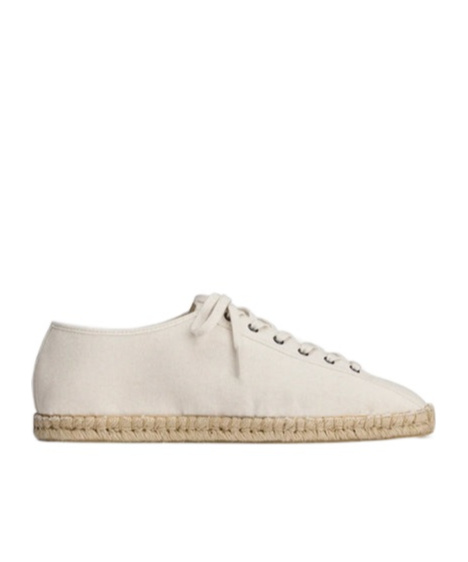 Lemaire Linoleum Espadrilles In Off White