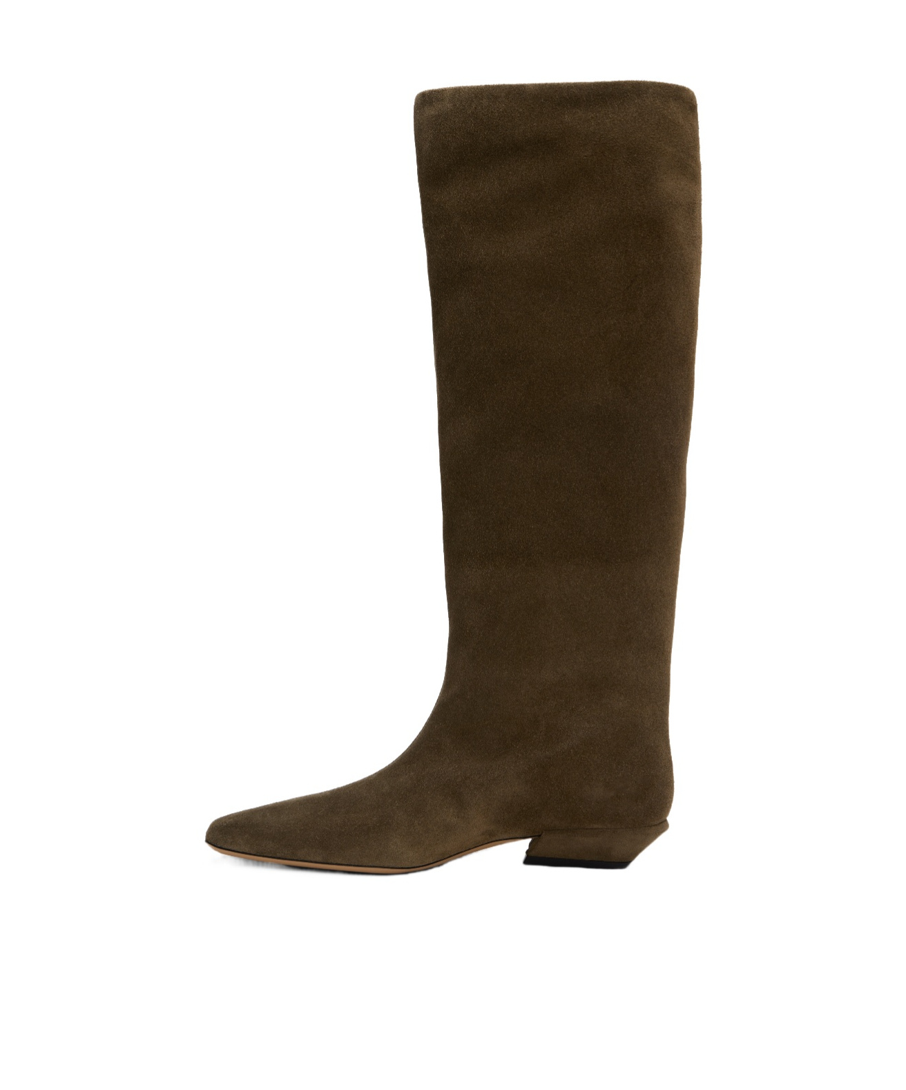 Paris Texas Khaki Bettina 25 Tall Boots In Green