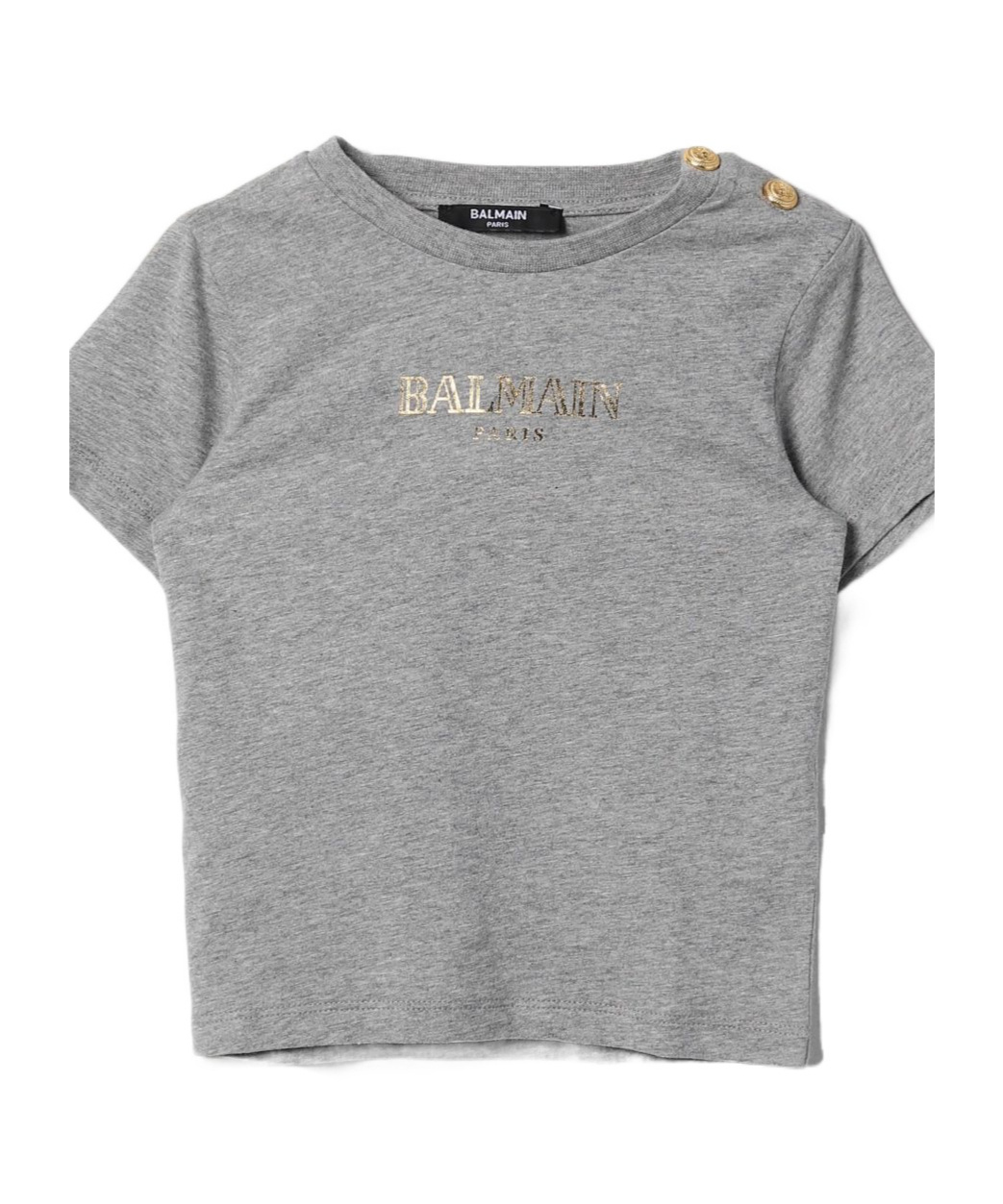 Balmain Short-sleeved T-shirt In Gray