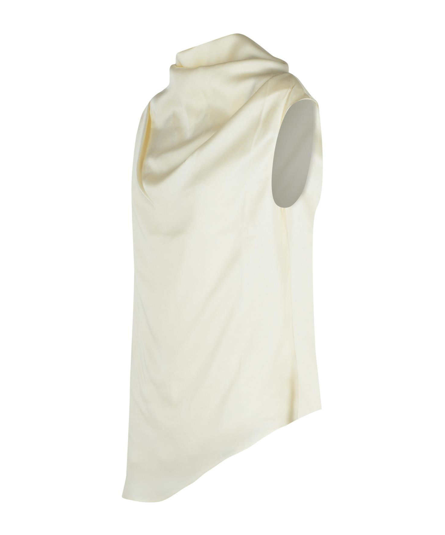 Rohe Róhe Cream Viscose Blend Tank Top In White